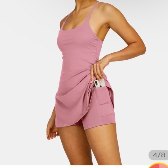 Halara Pink Athletic Dress - Picture 2 of 8